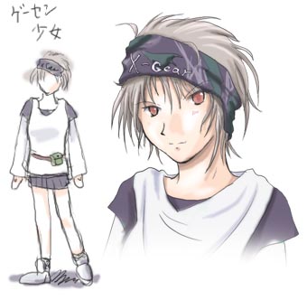 あんまり描かない系のキャラ