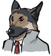 犬のおまわりさん?