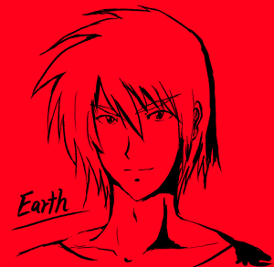 ただの線画をちょっとかっこよくしてみた