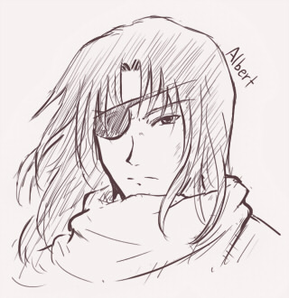 アルバートらくがき