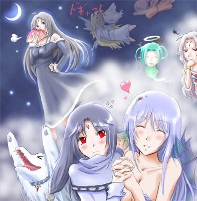 半年ぶりくらいに絵描きました、プチ×アクエリア様！